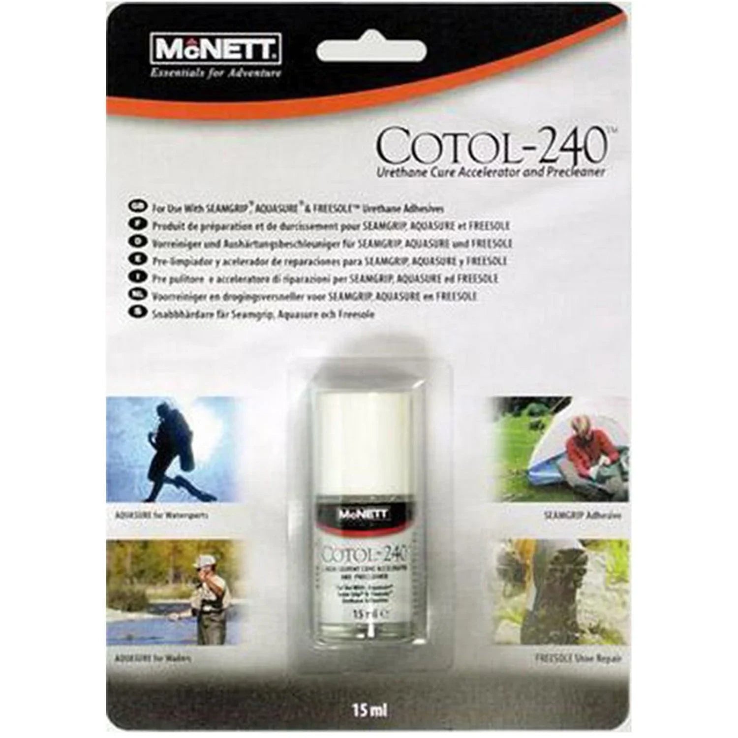 McNett Cotol Accelerator for Aquasure – Herdeakselerator og Rensemiddel